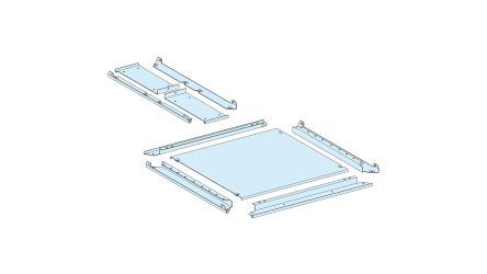 Schneider Electric PrismaSeT P Series Sheet Steel Gland Plate for Use with PrismaSeT P Cubicle, 600 x 600mm [LVS08687]; 130-406
