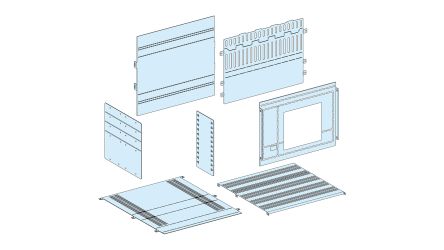 Schneider Electric PrismaSeT P Series Cover for Use with PrismaSeT P Framework, 300 x 575mm [LVS04863]; 130-523