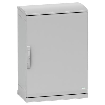Schneider Electric PanelSeT Series Grey Fibreglass Double Reinforced Polyester Enclosure, IP65, IK10, Grey Lid, 538 x [NSYPHDT553P]; 130-759