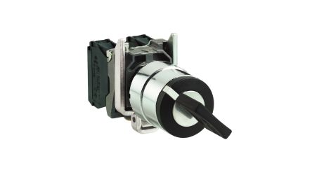 Schneider Electric Key Switch Selector Switch - (1NO) 22.5mm Cutout Diameter 2 Positions [XB4BG6114]; 130-879