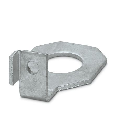 Phoenix Contact 2905 Series Zinc Bracket for Use with FLT-ISG-100-EX Isolating Spark Gap, 111 x 70mm [2905760]; 131-092