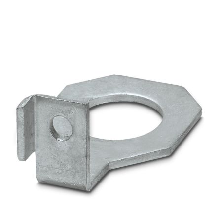 Phoenix Contact 2905 Series Zinc Bracket for Use with FLT-ISG-100-EX Isolating Spark Gap, 111 x 70mm [2905761]; 131-093