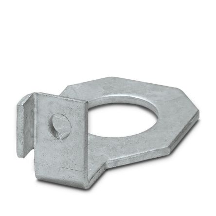 Phoenix Contact 2905 Series Galvanised Steel Bracket for Use with FLT-ISG-100-EX Isolating Spark Gap, 111 x 70mm [2905762]; 131-095