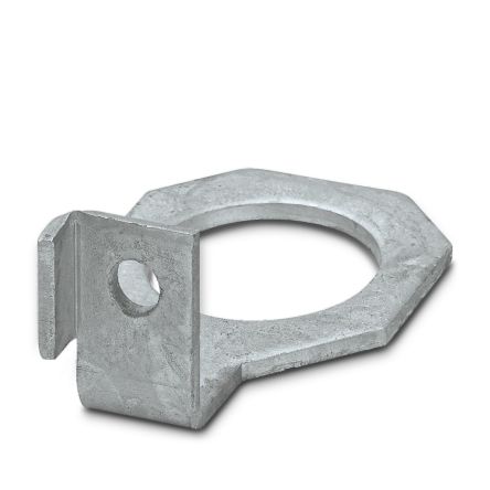 Phoenix Contact 2905 Series Zinc Bracket for Use with FLT-ISG-100-EX Isolating Spark Gap, 111 x 70mm [2905763]; 131-096