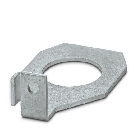 Phoenix Contact 2905 Series Zinc Bracket for Use with FLT-ISG-100-EX Isolating Spark Gap, 111 x 70mm [2905764]; 131-098