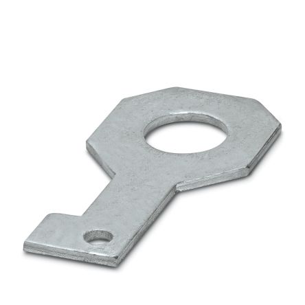 Phoenix Contact FLT-ISG-PL Series RAL 7042 Zinc Mounting Material, 70mm W, 136mm L for Use with Fixing the [2905747]; 131-103