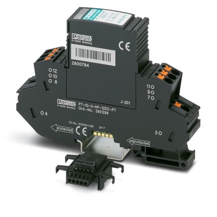 Phoenix Contact Surge Protector, DIN Rail Mount [2801288]; 131-445