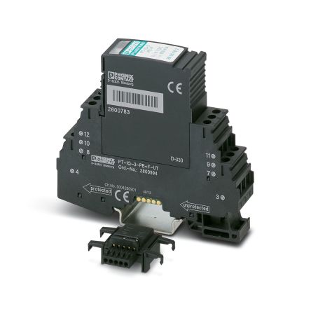 Phoenix Contact Surge Protector, DIN Rail Mount [2800994]; 131-447