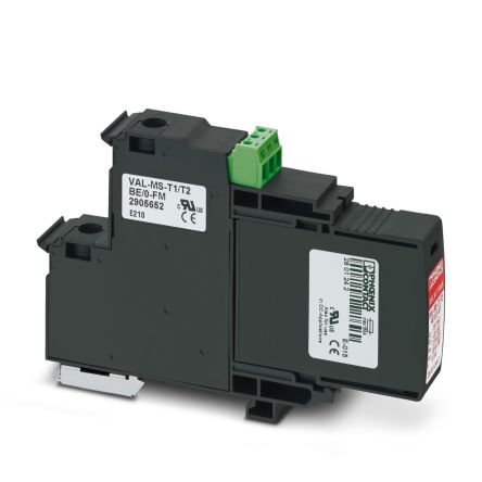 Phoenix Contact 1 Phase Surge Arrester, 400V (Volts), DIN Rail Mount [2906282]; 131-518