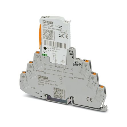 Phoenix Contact Surge Protector, DIN Rail Mount [2908200]; 131-629