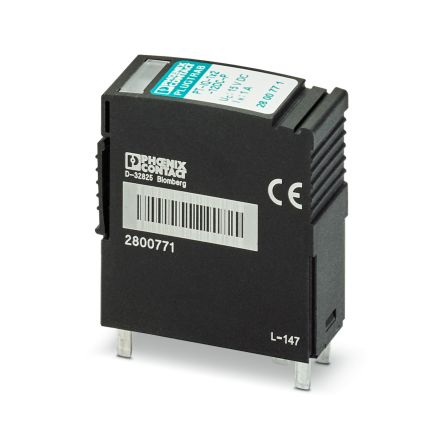Phoenix Contact, PT Surge Protection Plug 12 VDC Maximum Voltage Rating [2800771]; 131-635