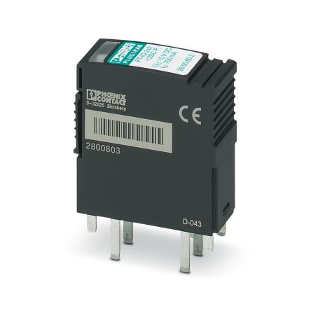 Phoenix Contact, PT Surge Protection Plug 12 VDC Maximum Voltage Rating [2800803]; 131-645