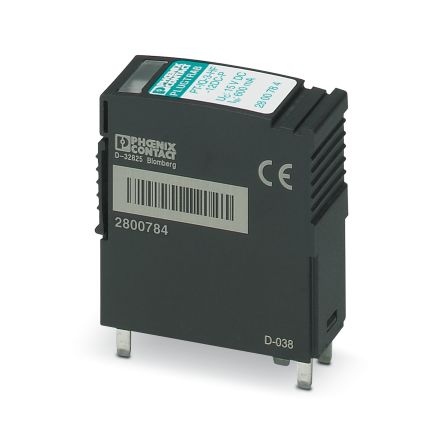 Phoenix Contact, PT Surge Protection Plug 12 VDC Maximum Voltage Rating [2800784]; 131-649
