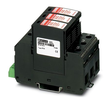 Phoenix Contact 1 Phase Surge Arrester, DIN Rail Mount [2921080]; 131-799