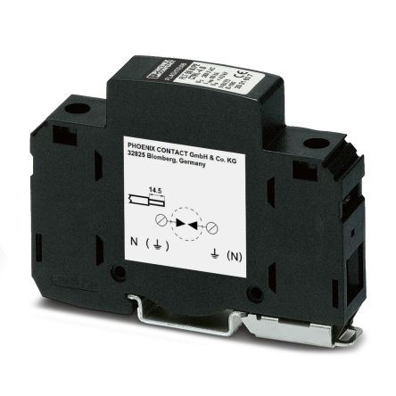 Phoenix Contact 1 Phase Surge Arrester, DIN Rail Mount [2801637]; 131-815