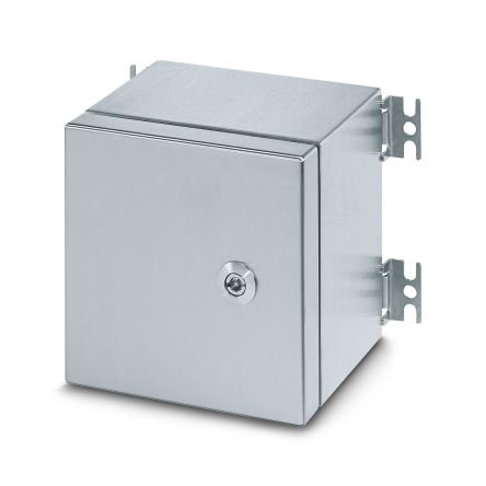 Phoenix Contact Type 30 Series Silver 316L Stainless Steel Junction Box, ATEX, IECEx, 300 x 300 x 160mm [899055]; 131-910
