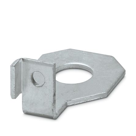 Phoenix Contact 2905 Series Zinc Bracket for Use with FLT-ISG-100-EX Isolating Spark Gap, 111 x 70mm [2905758]; 131-989