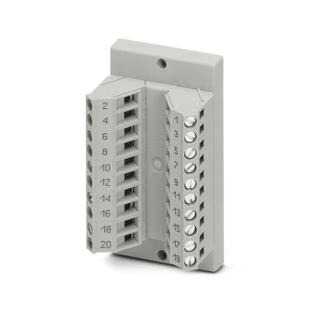 Phoenix Contact VARIOFACE Series 20-Contact Female Interface Module, FLK, IDC Connector, Rear Mount, 20A [2280242]; 132-001