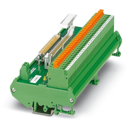 Phoenix Contact UM- D37SUB/M/HC3/16DI/LA/MT Series 16-Contact Female Interface Module, DIN Rail Mount, 100mA [2900070]; 132-008