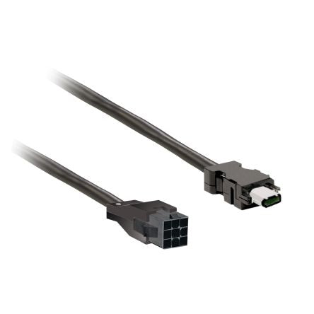 Schneider Electric Lexium Series Power Cable for Use with BCH16, LXM16D, 20m Length [VW3M5A11R20S]; 132-124