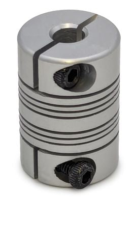 RS PRO Beam Coupling, 25.4mm Outside Diameter, 10mm Bore, 31.8mm Length Flexible Beam Coupling [0]; 132-153