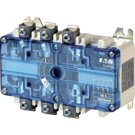 Eaton Fuse Switch Disconnector, 3 Pole, 160A Max Current, 160A Fuse Current [1814175 DMV-160N/3TC]; 132-496