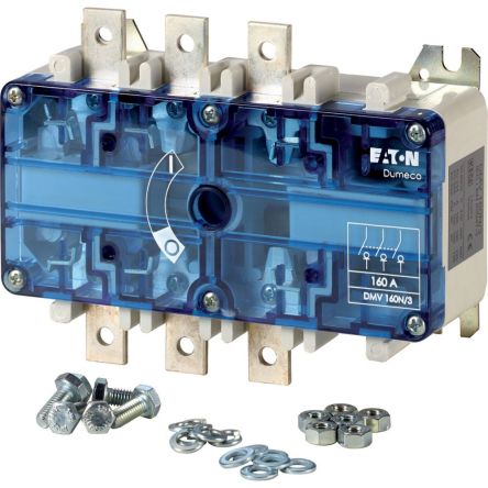 Eaton Fuse Switch Disconnector, 3 Pole, 160A Max Current, 160A Fuse Current [1814178 DMV-160N/3]; 132-506