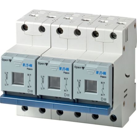 Eaton Fuse Switch Disconnector, 3 Pole, 35A Max Current, 35A Fuse Current [1713618 LPC35/3]; 132-515