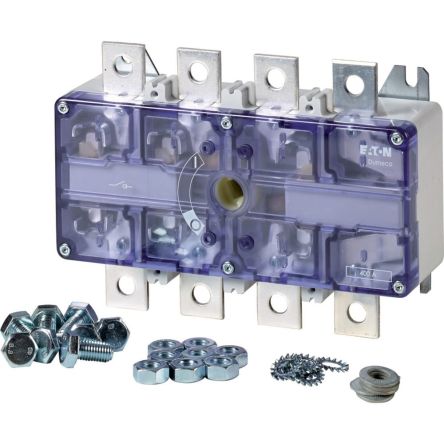 Eaton Fuse Switch Disconnector, 4 Pole, 400A Max Current, 250A Fuse Current [1814413 DMV-400N/4]; 133-032