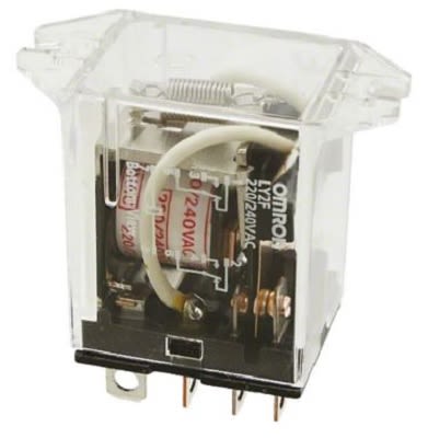 Omron Surface Mount Power Relay, 24V dc Coil, DPDT [LY2F-T2 DC24]; 133-069