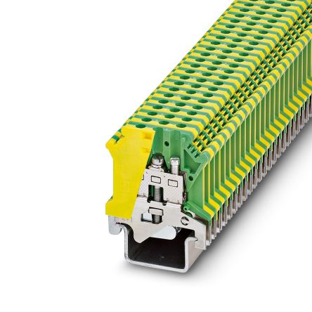 Phoenix Contact 446017 USLKG Series Green, Yellow, 4mm², Screw Termination [446017]; 133-600