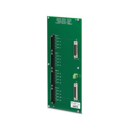 Phoenix Contact FLX-D25F/16CH/AO/TDC3K Series 25-Contact Female Interface Module, D-sub Connector, Panel Mount, 500mA [2908887]; 133-629