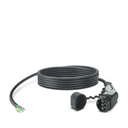 Phoenix Contact 20 A Mode 3, Type 2, EV Charging Cable 5m [1627354]; 133-735