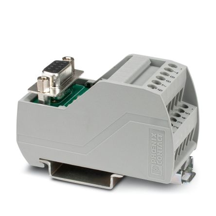 Phoenix Contact VARIOFACE Professional Series 9-Contact Female Interface Module, D-sub Connector, DIN Rail Mount, 2.5A [2322197]; 133-887