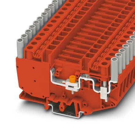 Phoenix Contact 706058 URTK/SP RD Series Red, 6mm², 1-Level, Screw Termination [706058]; 133-957