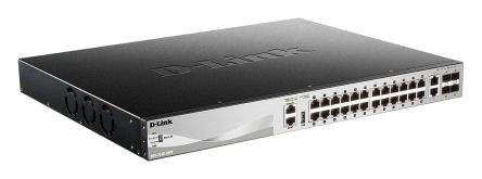 D-Link 30-Port Layer 3 Stackable Multi-Gigabit Managed PoE Switch with 25G Uplinks, Managed 30 Port Managed Switch With [DMS-3130-30PS/B]; 135-324