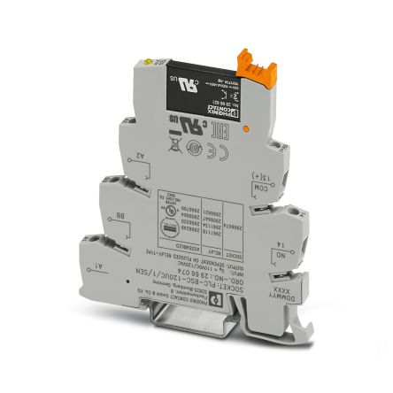 Phoenix Contact PLC Series Solid State Relay, 100 mA Load, DIN Rail Mount [2966799]; 135-403