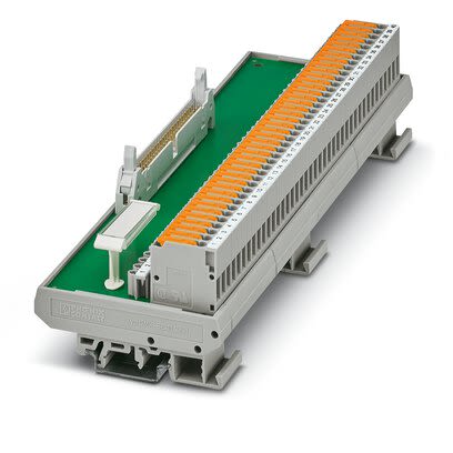 Phoenix Contact VARIOFACE Series 8-Contact Female Interface Module, FLK Connector, DIN Rail Mount, 1A [2909893]; 135-621