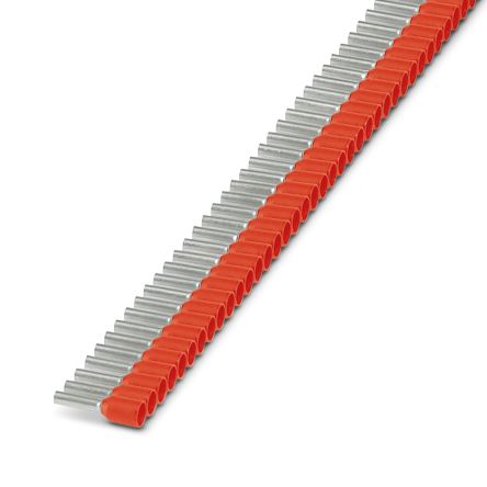 Phoenix Contact, AI Insulated Ferrule, 14mm Pin Length, 1.5mm Pin Diameter, Red [1200106]; 135-946