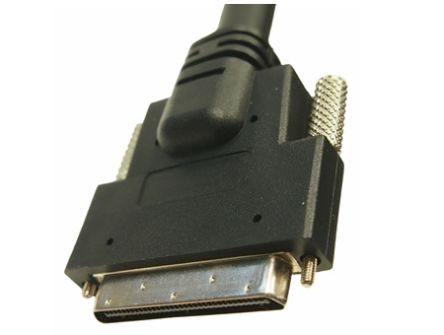 RS PRO Male 68 Pin Straight VHDCI Connector, Cable [0]; 136-029
