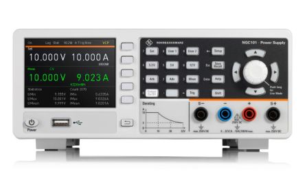 Rohde & Schwarz DC Power Supply for Use with Development Labs, Education, Industrial Environments, Manufacturing [NGC101]; 136-041