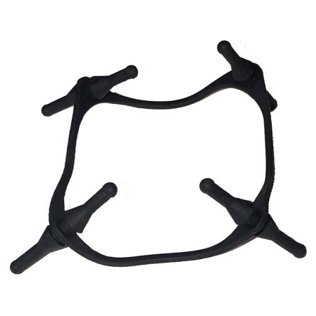 Essentra FGA Series Silicone Gasket, 60 x 60mm [FGA-60]; 136-186