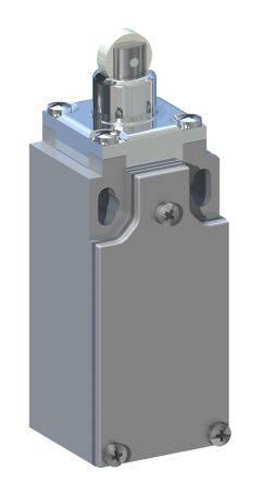 RS PRO Roller Plunger Limit Switch, 2NC/1NO, IP66, Zamak Zinc Alloy Housing, 400V ac Max, 10A Max [0]; 136-223