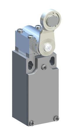 RS PRO Roller Lever Limit Switch, 2NC/1NO, IP66, Zamak Zinc Alloy Housing, 400V ac Max, 10A Max [0]; 136-224
