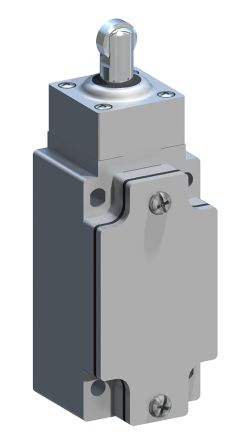 RS PRO Roller Plunger Limit Switch, 1NO/1NC, IP66, Aluminium Housing, 400V ac Max, 10A Max [0]; 136-237