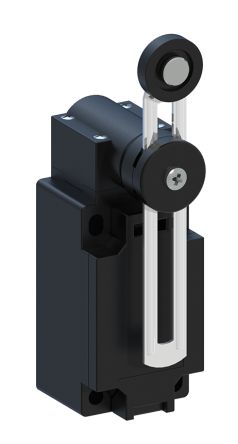 RS PRO Adjustable Roller Lever Limit Switch, 1NO/1NC, IP65, Thermoplastic Housing, 400V ac Max, 10A Max [0]; 136-240