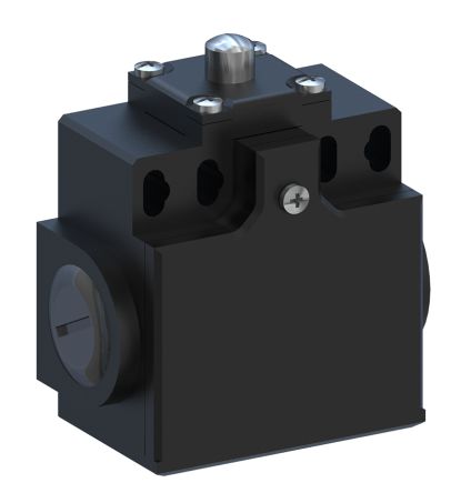 RS PRO Plunger Limit Switch, 1NO/1NC, IP67, Thermoplastic Housing, 400V ac Max, 10A Max [0]; 136-246