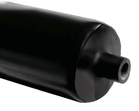 RS PRO Halogen Free Heat Shrink Tubing, Black 75mm Sleeve Dia. x 100cm Length 3:1 Ratio [0]; 137-451