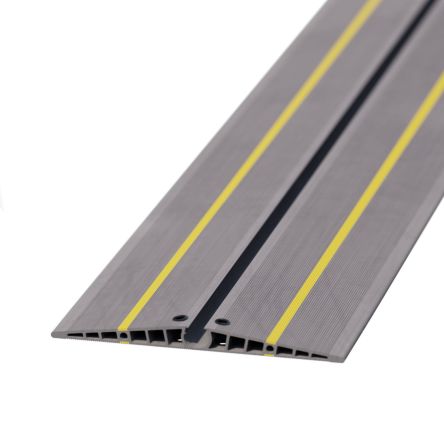 RS PRO 2m Grey/Yellow EV Cable Cover, 18mm Inside dia. [0]; 137-625