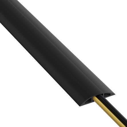 RS PRO 4.5m Black Cable Cover in PVC, 17mm Inside dia. [0]; 137-627